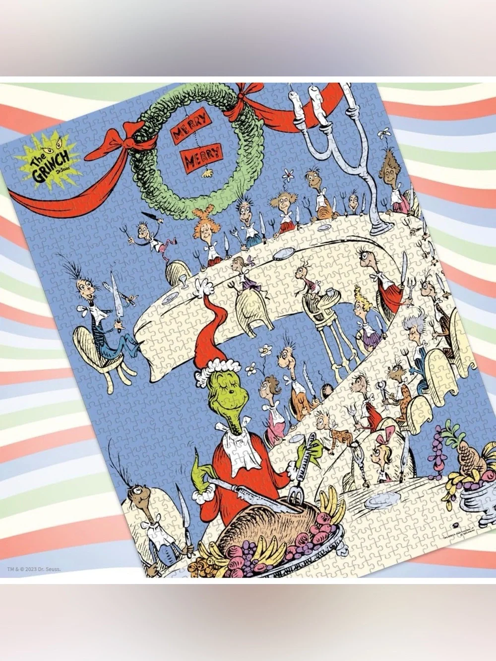 Dr. Seuss The Grinch Feast 1000 Piece Jigsaw Puzzle – Brand New in Box